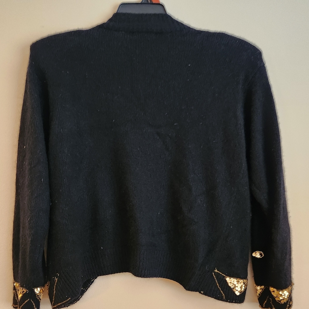 Cristina Vintage Silk and Angora beaded sweater - Picture 5 of 5